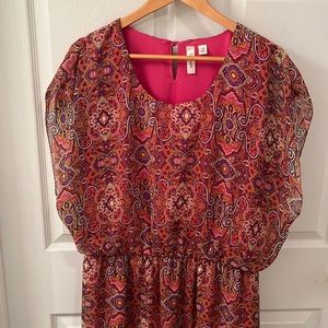 Mandala print 2X dress